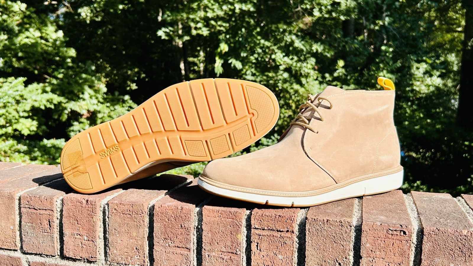 NIB Swims Motion Chukka/ Mens Size 12 / GAUCHO & SUPER LEMON / Waterproof