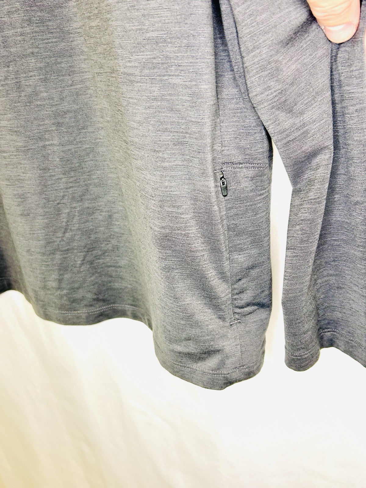 REI Co-Op Shirt Mens XL Gray 1/4 Zip Pullover Hiking Camping Outdoor Wilderness