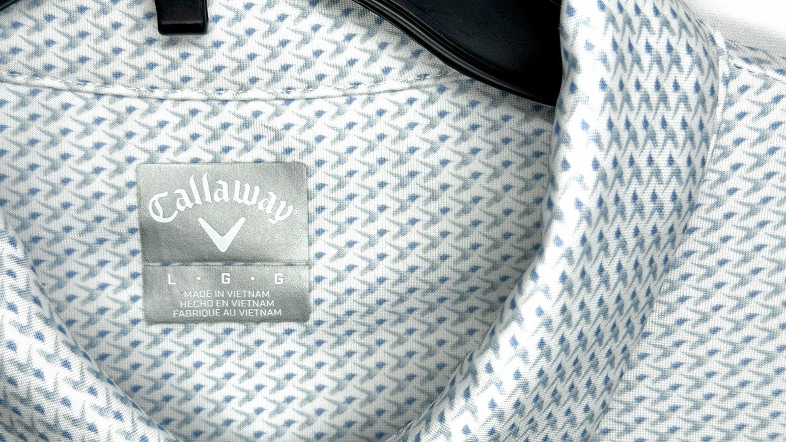 Callaway All Over Birdie Geo Polo Shirt Large