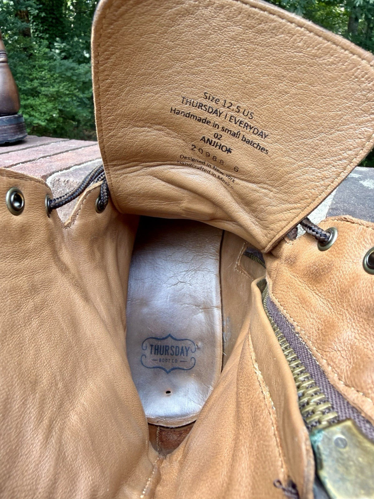 Thursday Boot Co Casa Moto Anejo Leather Zip Boots Men’s 12.5 House Of Friends