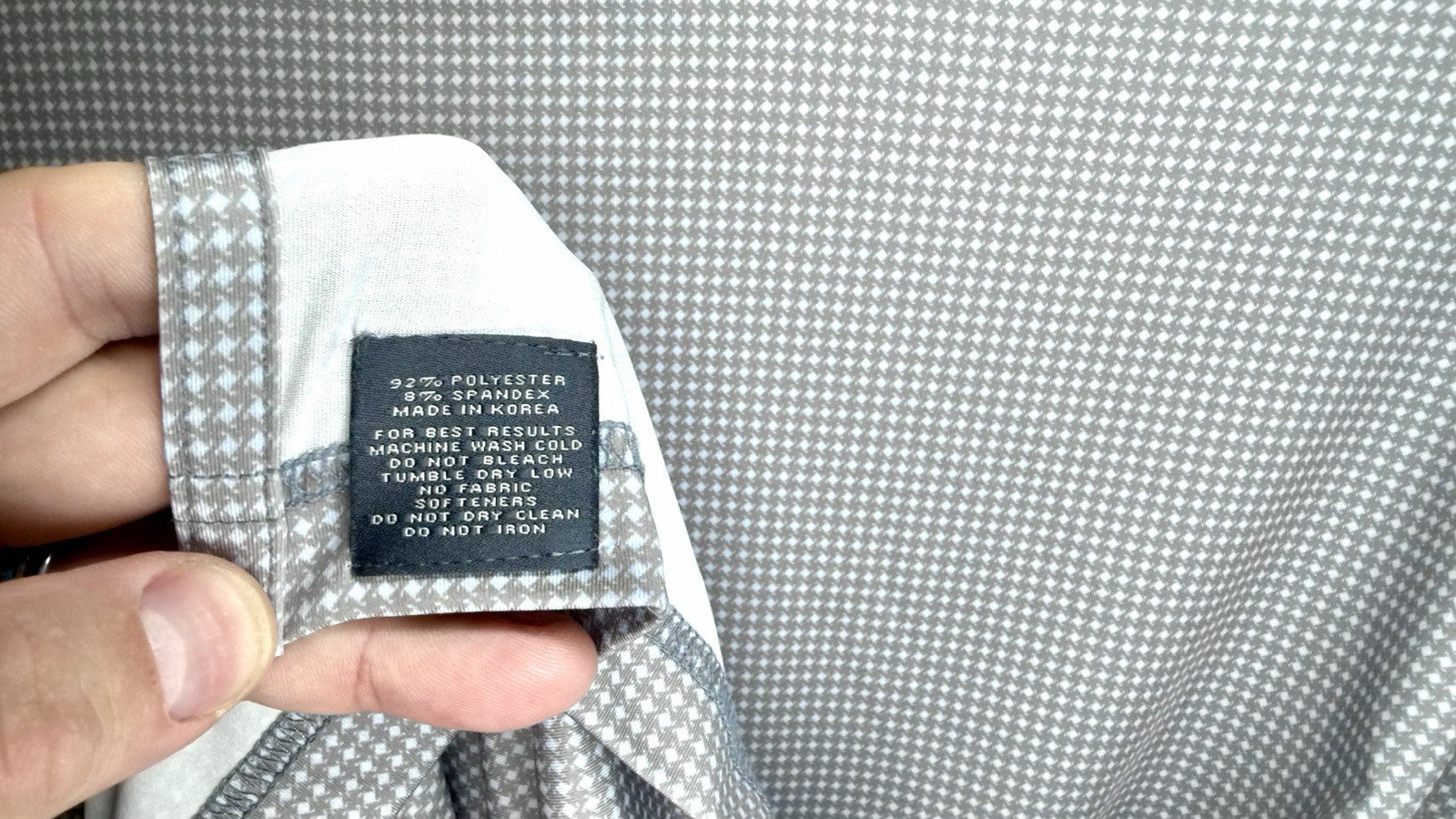 Turtleson Performance Polo Golf Shirt Men's X-Large Short Sleeve Micro Check