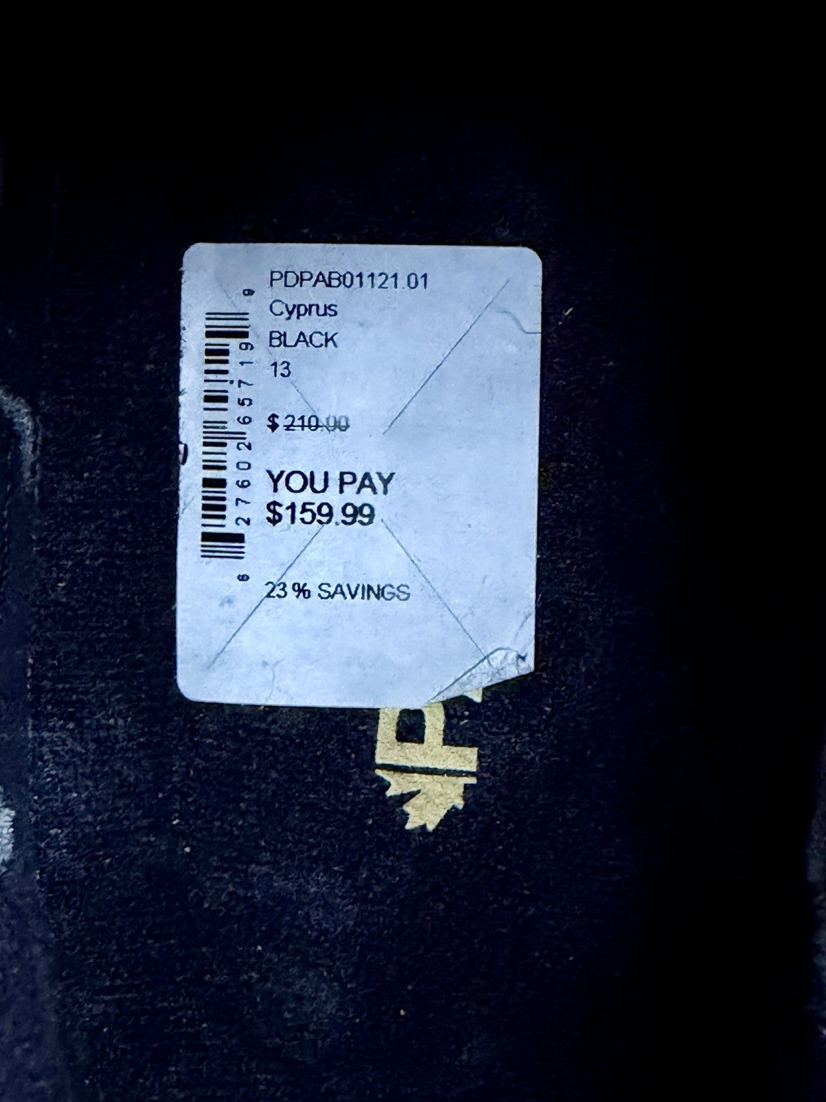 Pajar Cyprus Black Leather Waterproof Chelsea Boot Size 13 / 46 EU ($210 New)