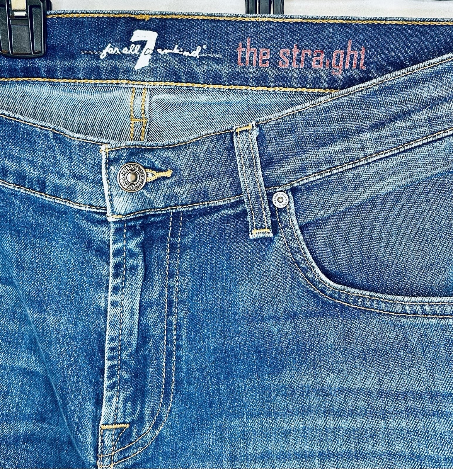 7 For All Mankind The Straight Classic Straight Leg Men’s Size 34x32 ($198 New)