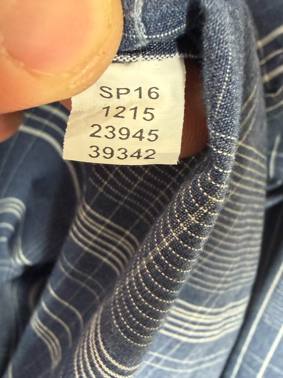 American Rag Men's Size X-Large XL Button Down Shirt Long Sleeve Blue Plaid