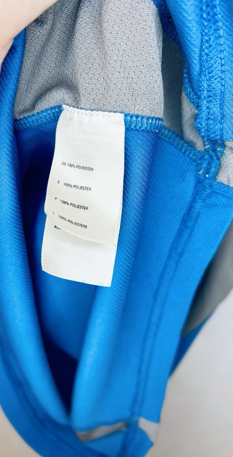 The North Face Vaporwick Blue Medium Polyester Blend T Shirt / Flight Series