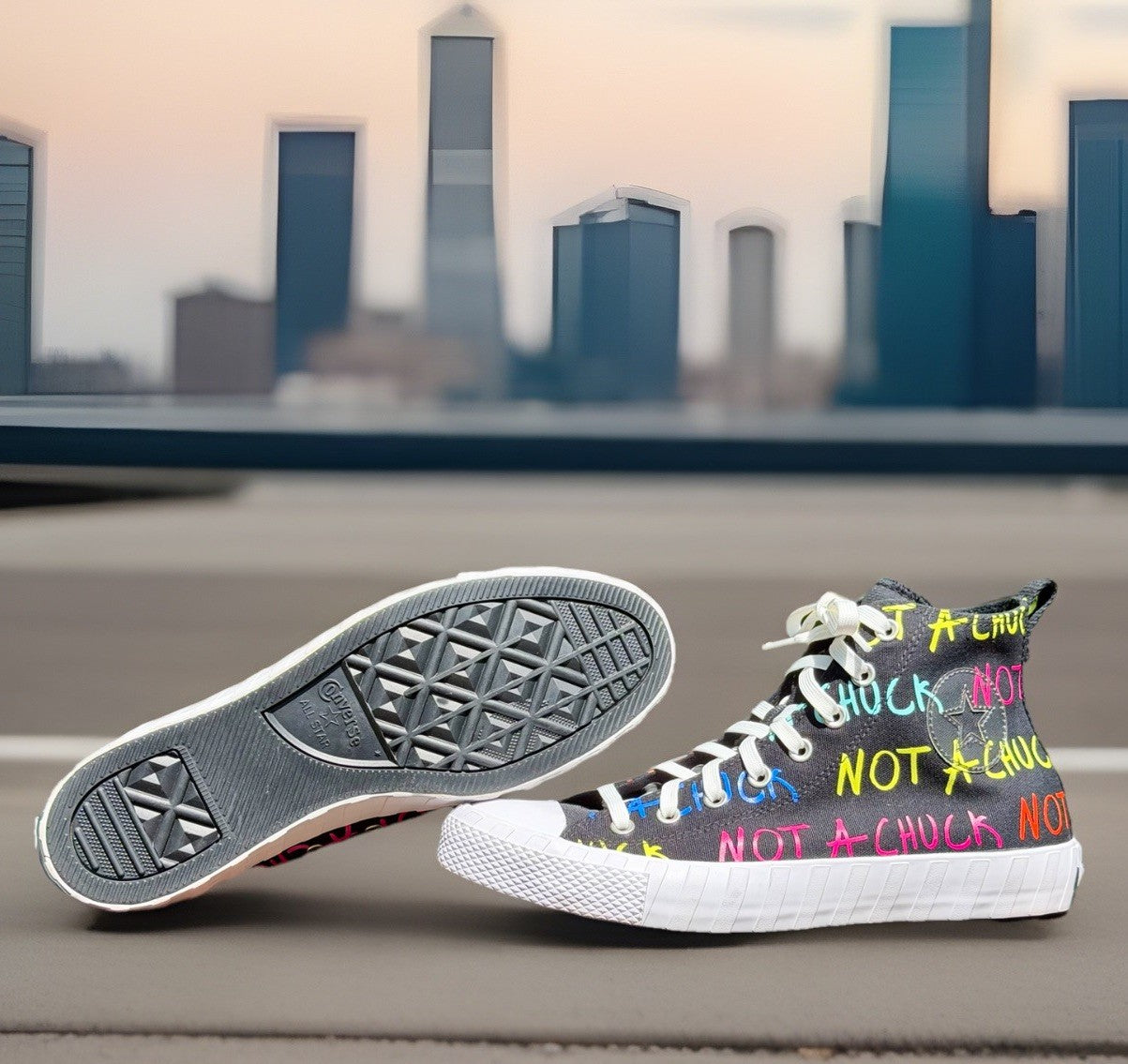 Converse UNT1TL3D High Not A Chuck Black Multi 173165C Men’s Size 11 NWOT