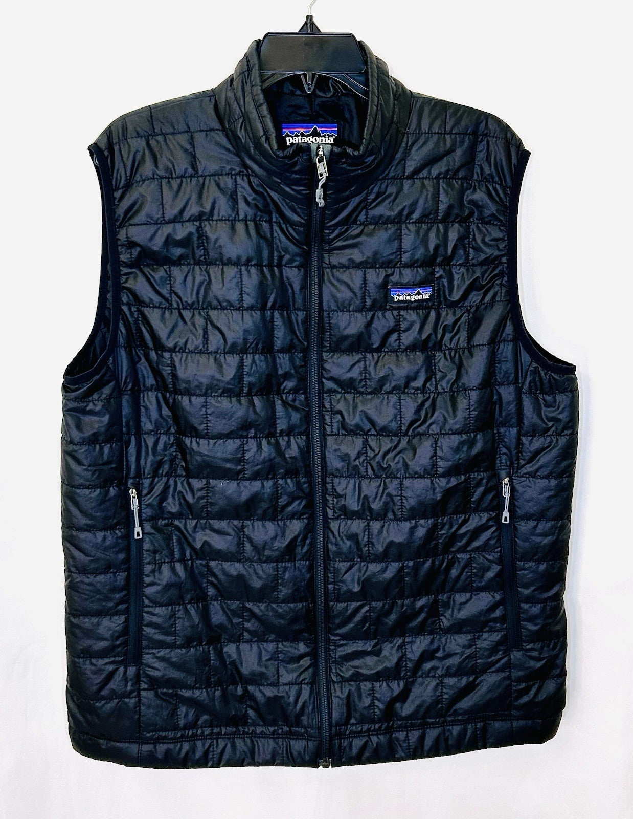 Patagonia Nano Puff Primaloft Quilted Puffer Vest Men's Small Forge Black