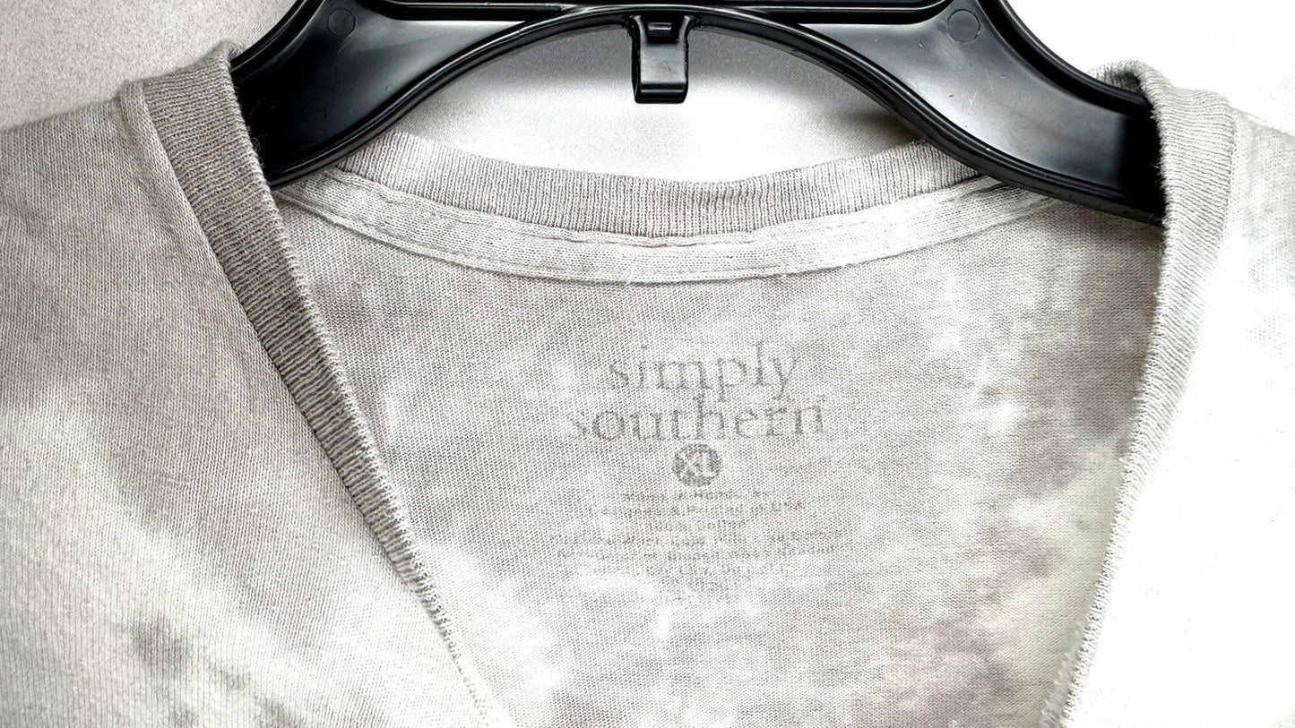 Simply Southern Women’s XL Short Sleeve Tee - Paws (I Like Dogs)