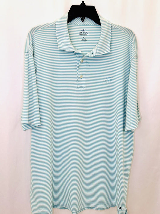 PETER MILLAR x CHAROTTE CC Summer Comfort Mens XL Polo Shirt Performance Golf