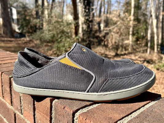 OLUKAI Nohea Mesh Men’s Slip On Sneakers Color Blue Depth Size 11.5