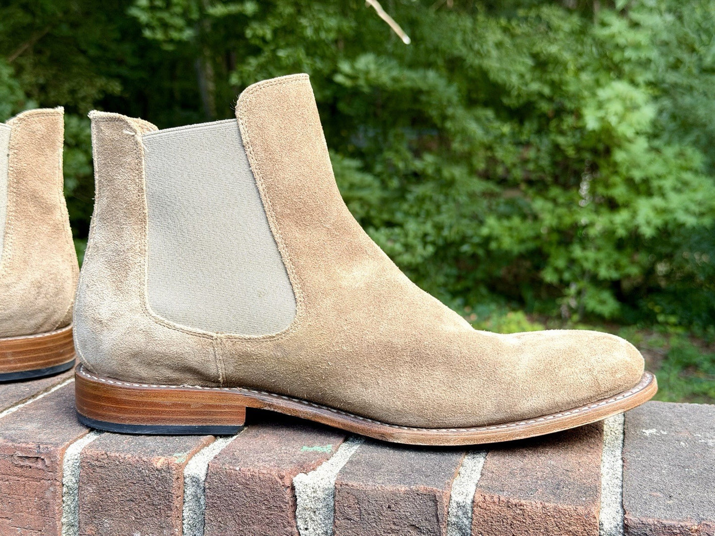 Thursday Boot Co Cavalier Chelsea Boots Sandstone Suede Men's Size 12 SSTCVLR