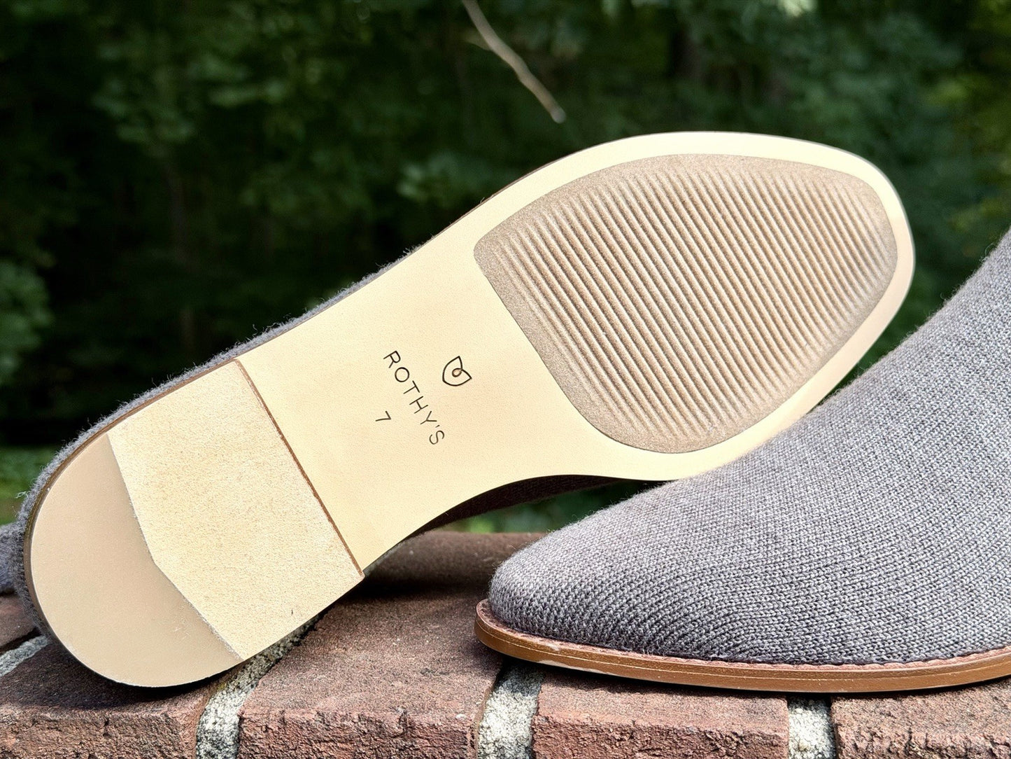 Rothy's The Merino Ankle Chelsea Boots Grey Wool Knit Mens/Womens Sz 7 NWOB $275