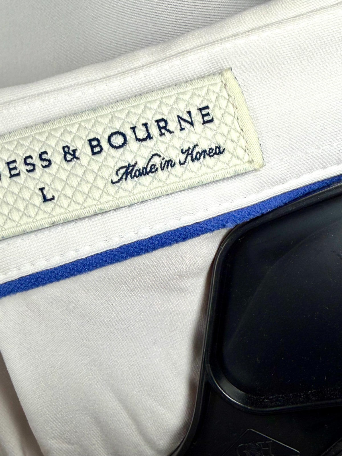 Holderness & Bourne Men's Large L Tailored Fit /Anderson Polyester Stretch Polo
