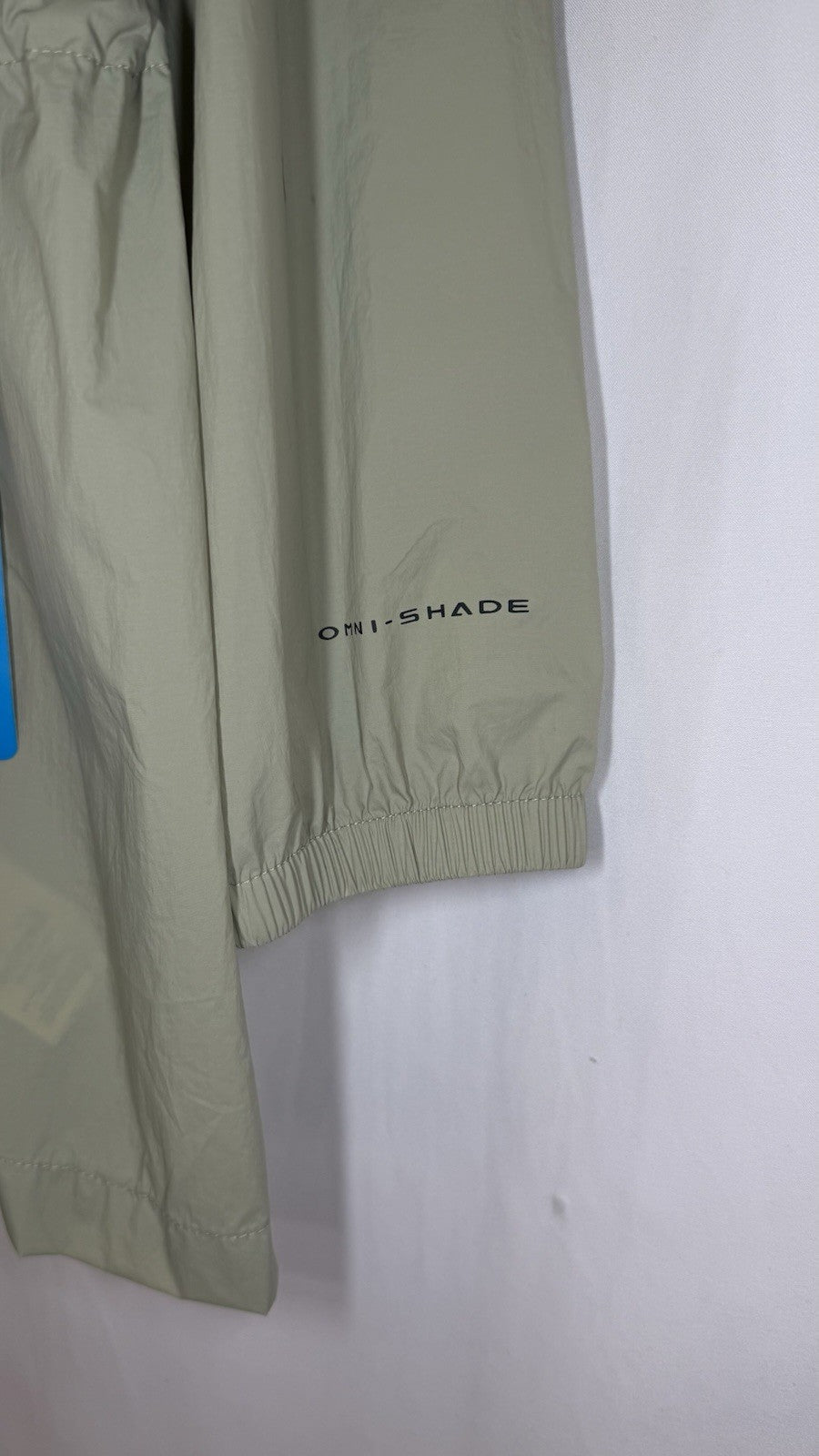 NWT Columbia Women’s Windbreaker Zip-Up Jacket Water Resistant Sage Green Hooded