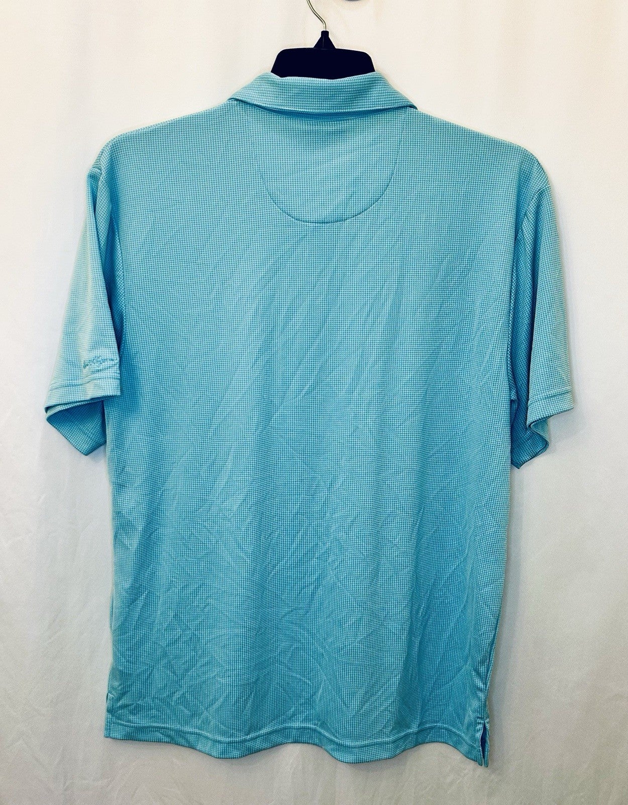 Men's Ben Hogan Performance Blue Short Sleeve Polo Golf Shirt Size L Large