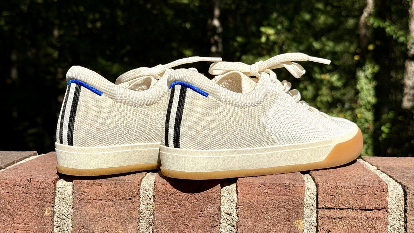 Rothy’s The Lace Up Blonde Sneakers Women's Size 8.5