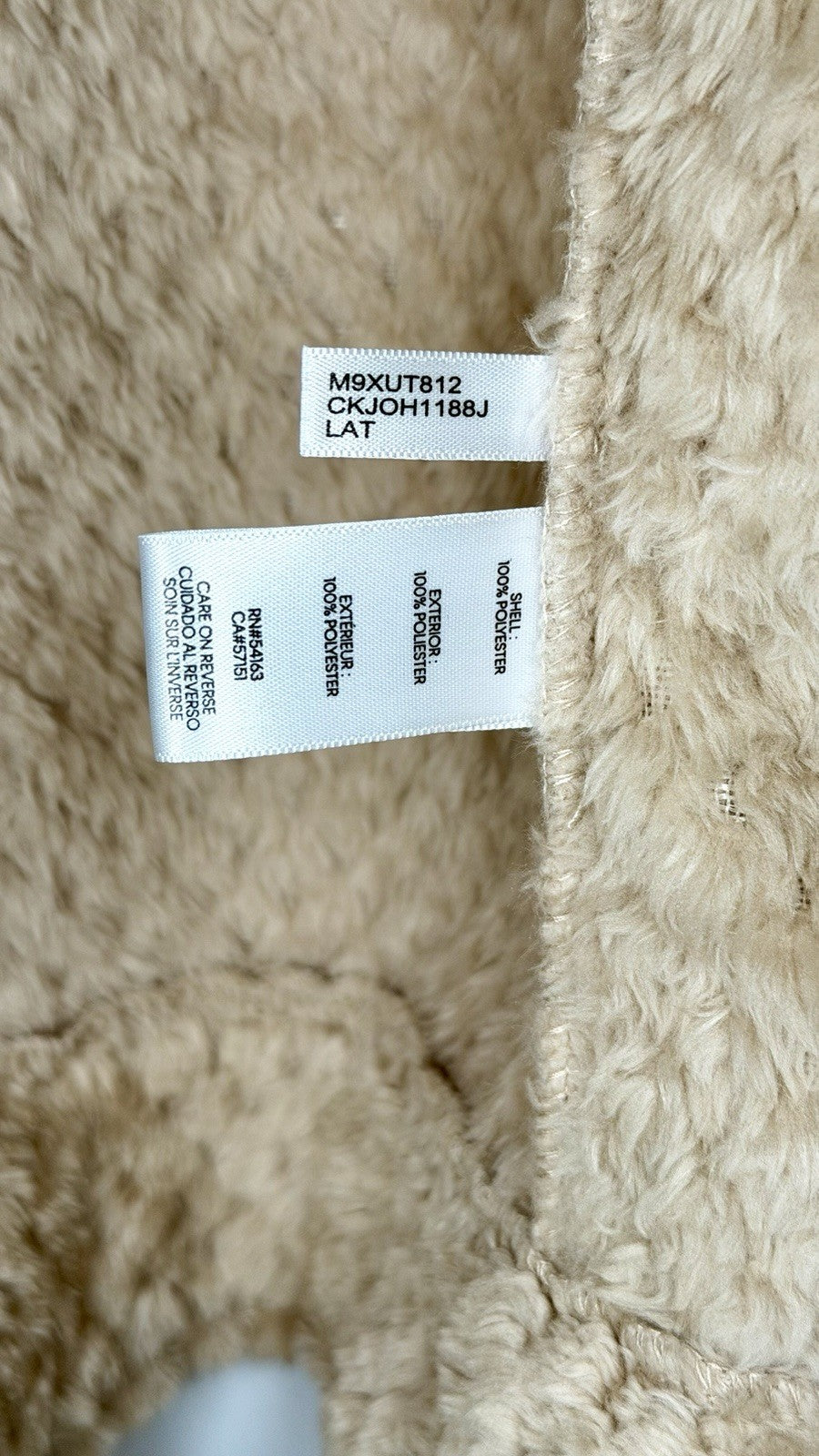 Calvin Klein Women's Faux Fur Vest Brown Size Medium (Worn Once!!!)