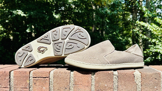 OLUKAI Nohea Mesh Men’s Slip On Sneakers Color Tan Size 9.5