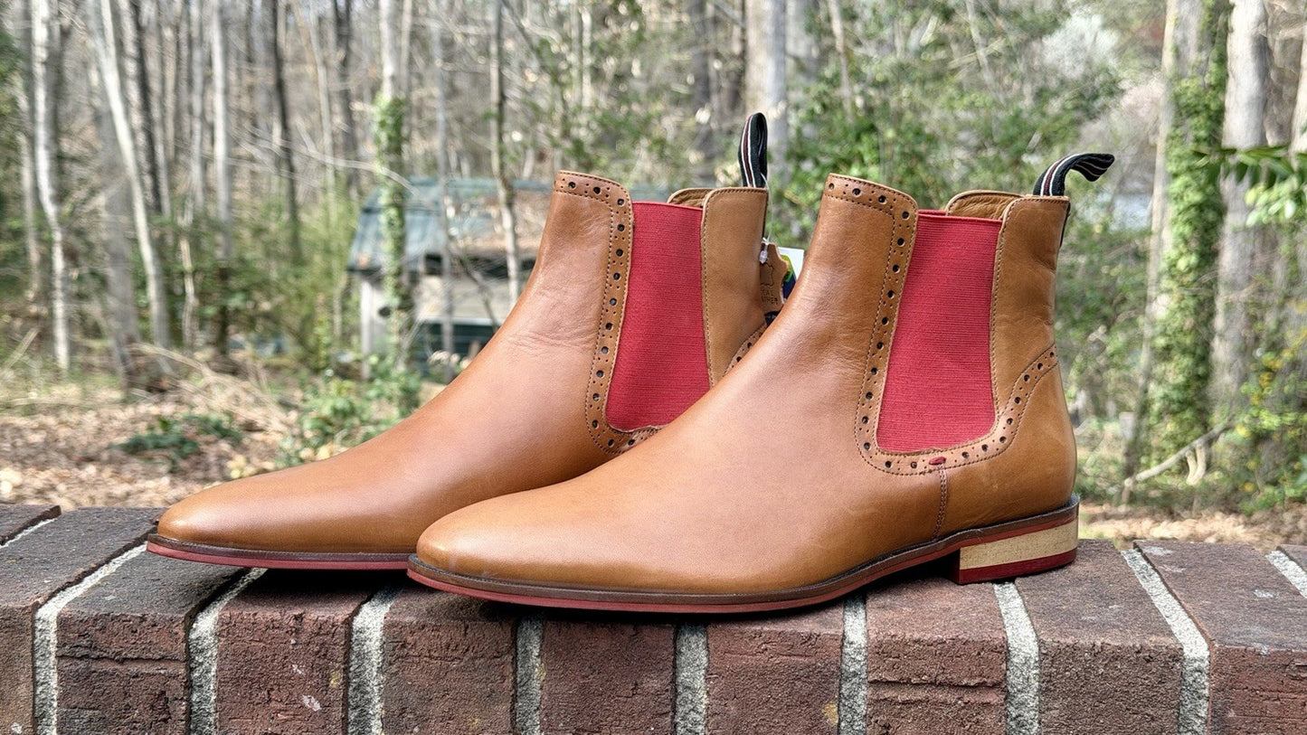 NWT Carlos by Carlos Santana Men's Mantra Chelsea Ankle Boots - Size 11.5D / New
