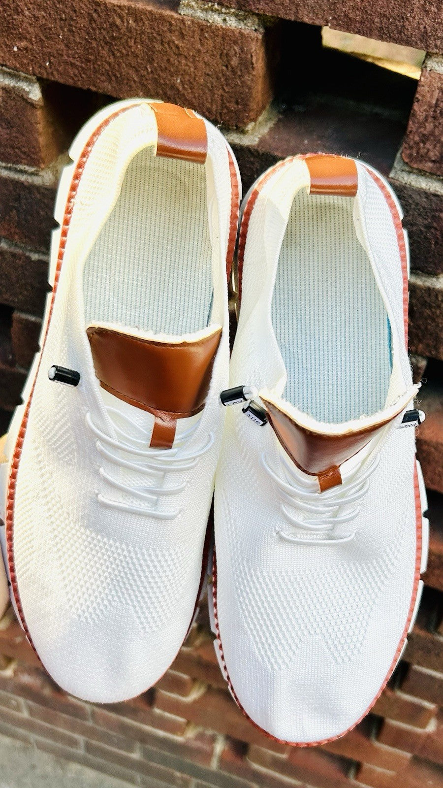 Unbranded Size US 12 / EU 45 Casual Walking Shoes Light Breathable / White Mesh