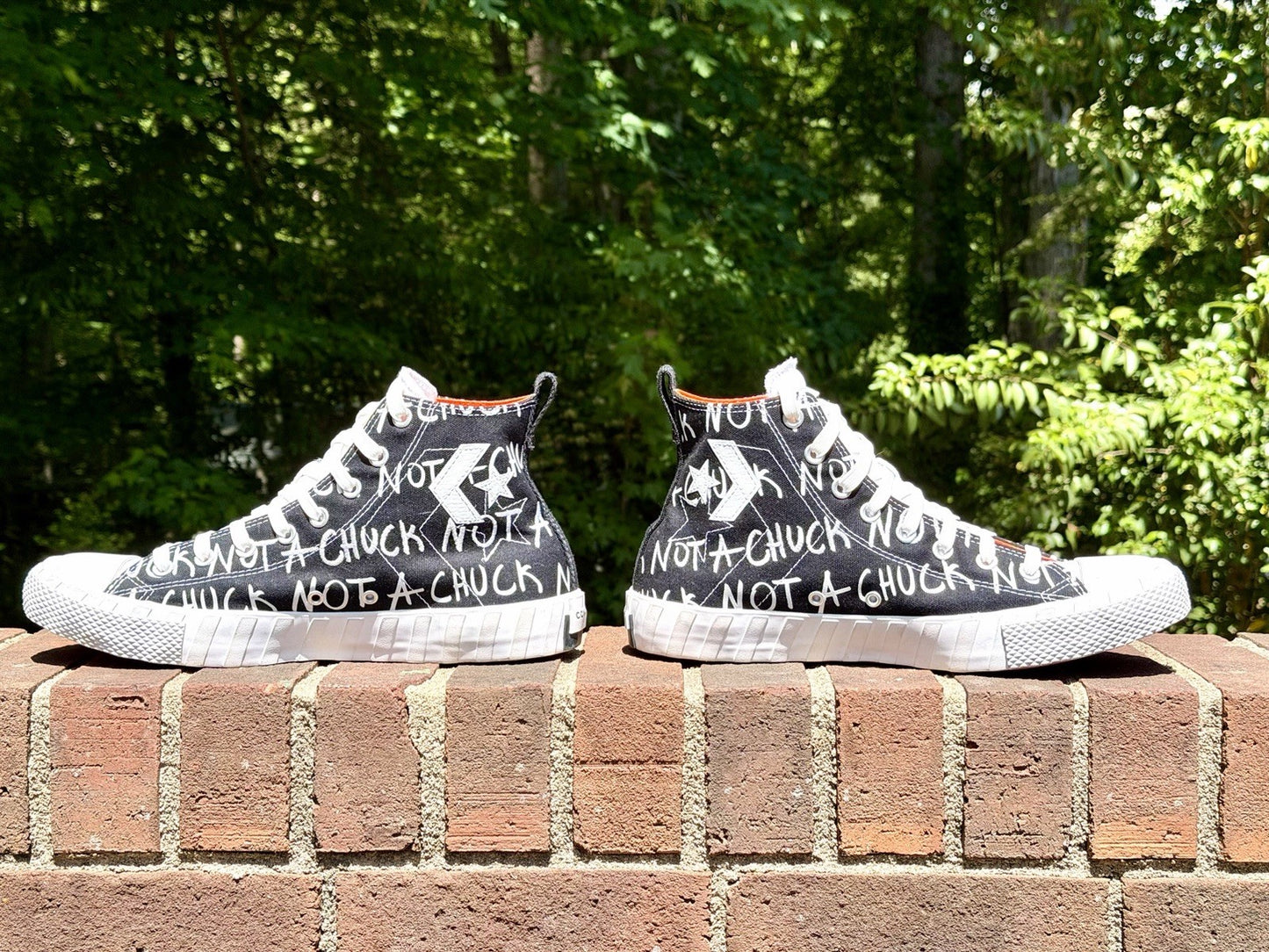 Converse UNT1TL3D Hi High Top NOT A CHUCK Black Orange Men’s Size 11 166502C