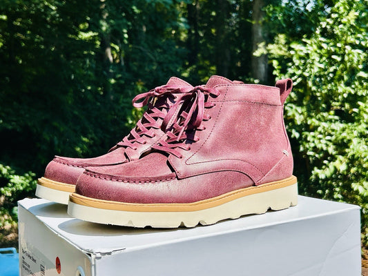 Label Go-To Moc Boot | Burgundy/Cloud Cream | Size M11 & W12.5