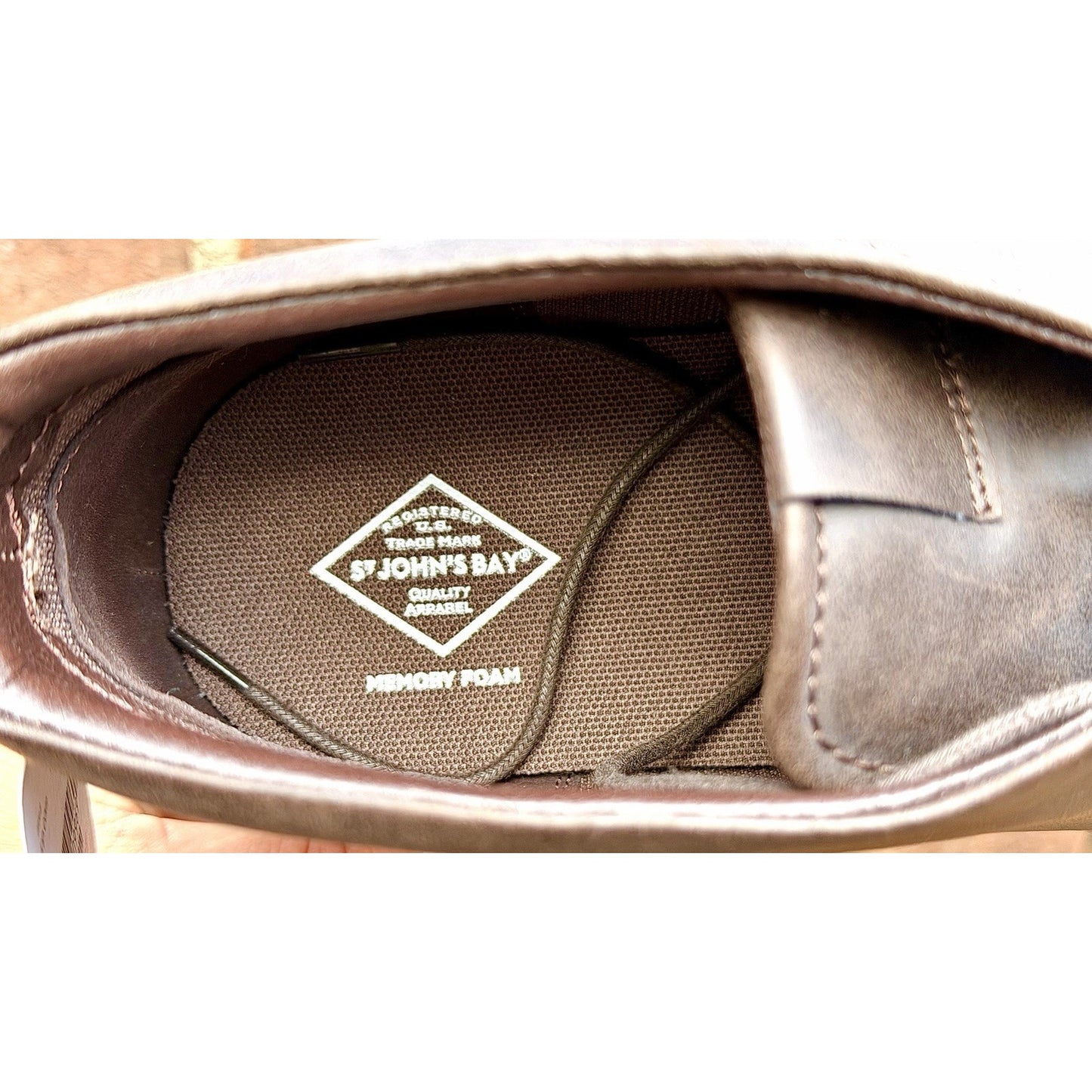 St. John's Bay Brown Leather Chukka Ankle Boots Men's 12 M New W/ Tag-$90 Retail
