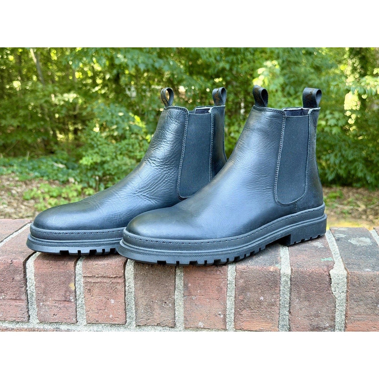 Pajar Cyprus Black Leather Waterproof Chelsea Boot Size 13 / 46 EU ($210 New)