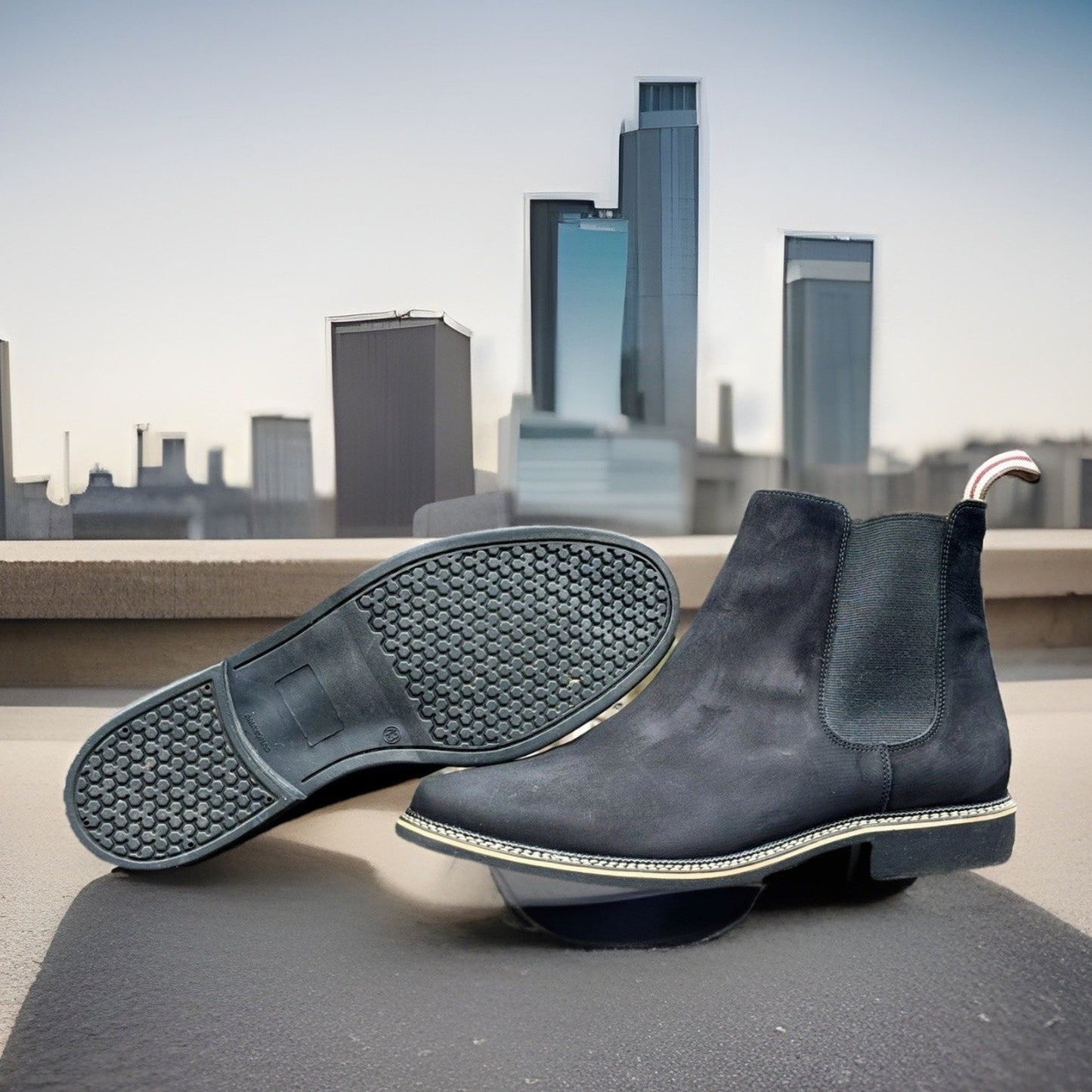De Wolf Black Suede Chelsea Boots Men’s Size 11.5 / Worn Twice