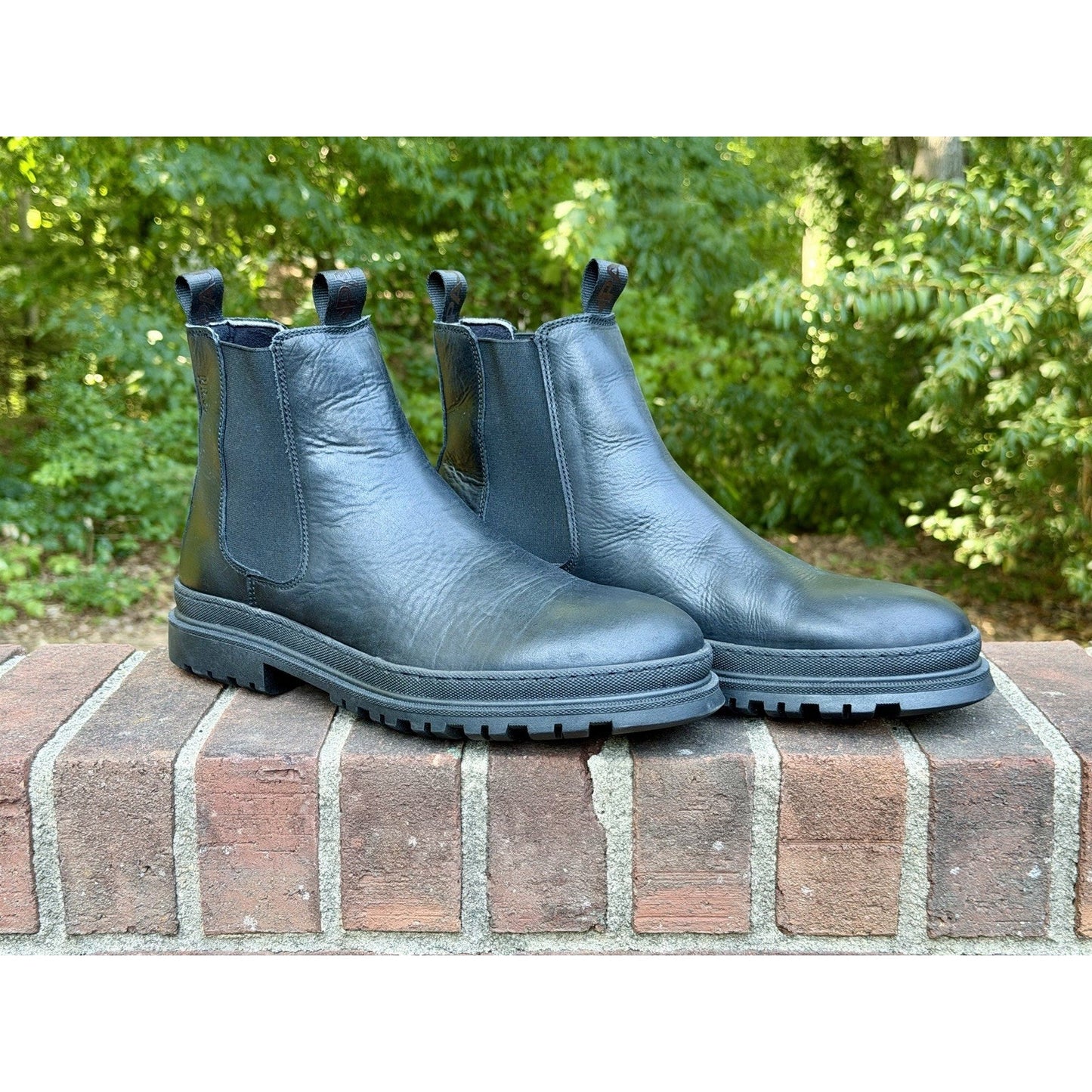 Pajar Cyprus Black Leather Waterproof Chelsea Boot Size 13 / 46 EU ($210 New)