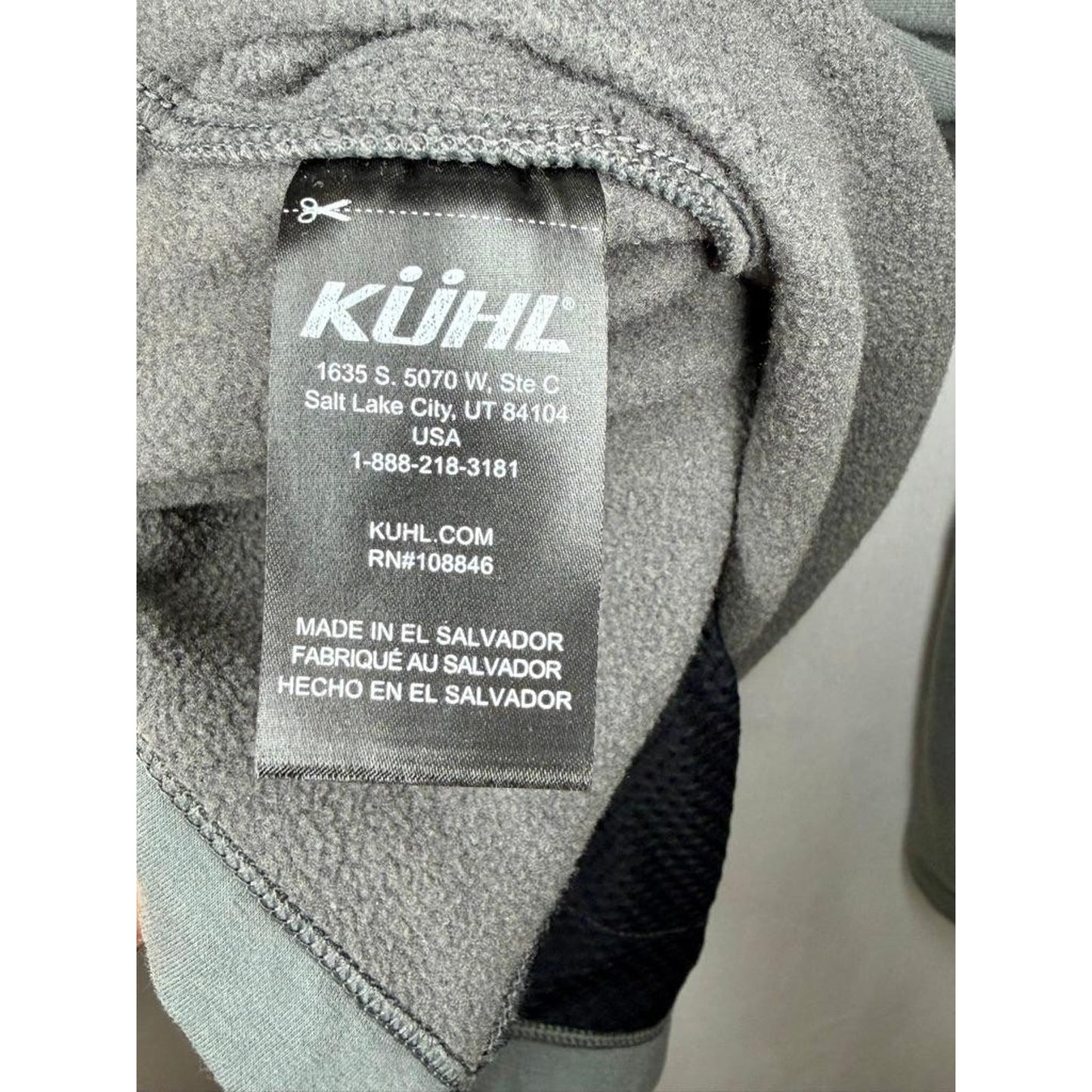 Kuhl Interceptr Hoodie Mens XL Gray Fleece Pullover Hooded Sweatshirt 3192