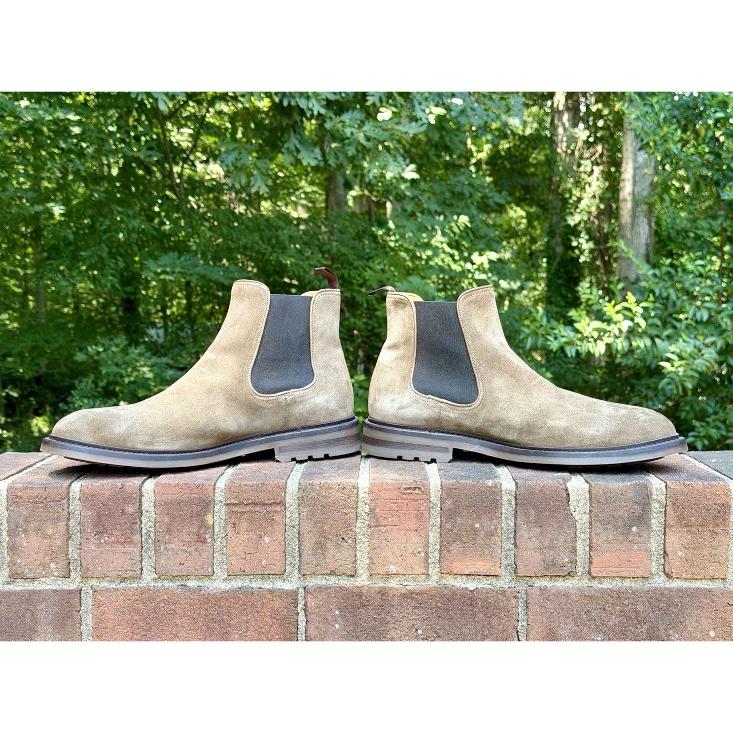 Magnanni Boots Mens Size 13 Brown Suede Chelsea Ankle Dress Casual Made Spain