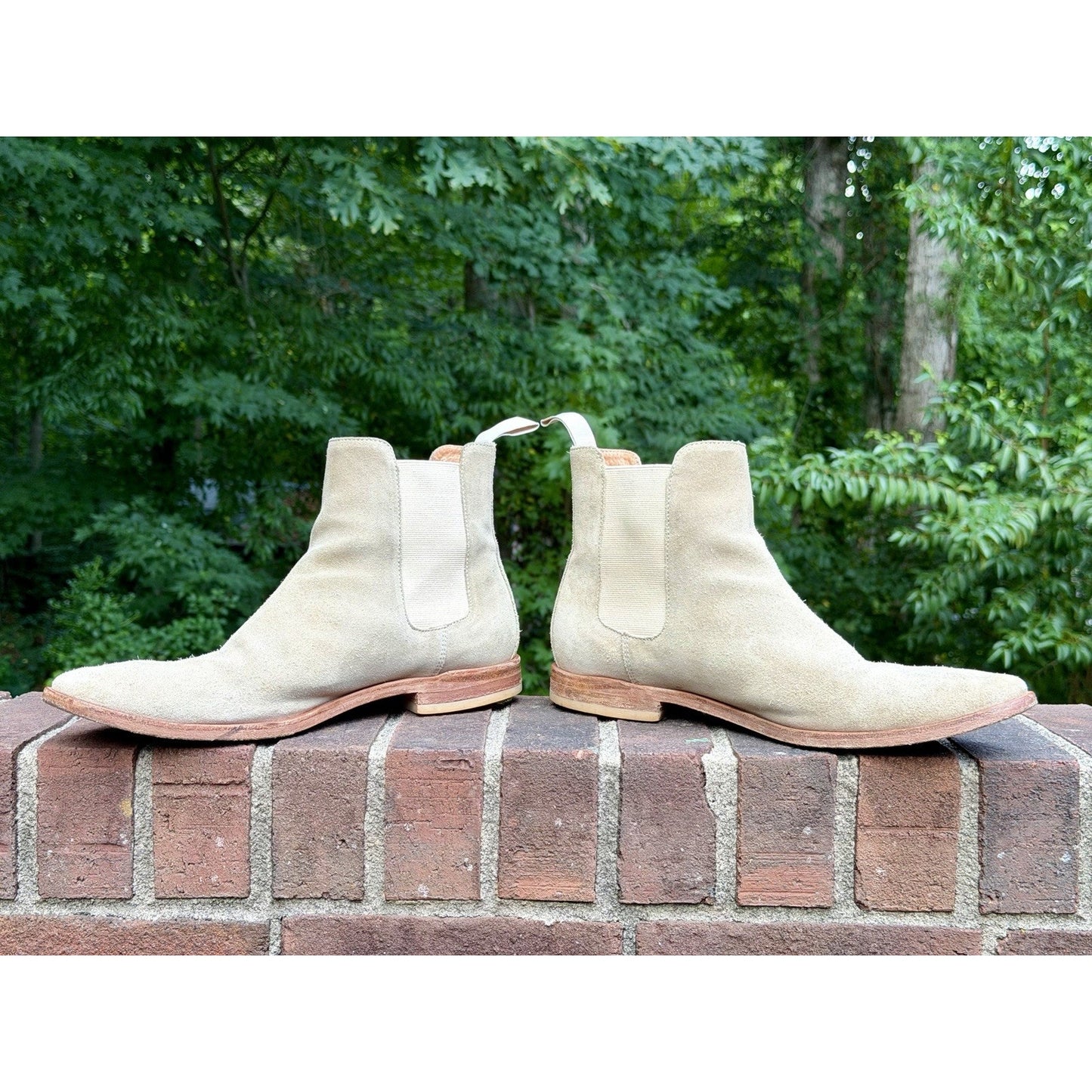 New Republic By Mark McNairy - Chelsea Boot - Men’s Size 12/45.5 EU - Tan Suede