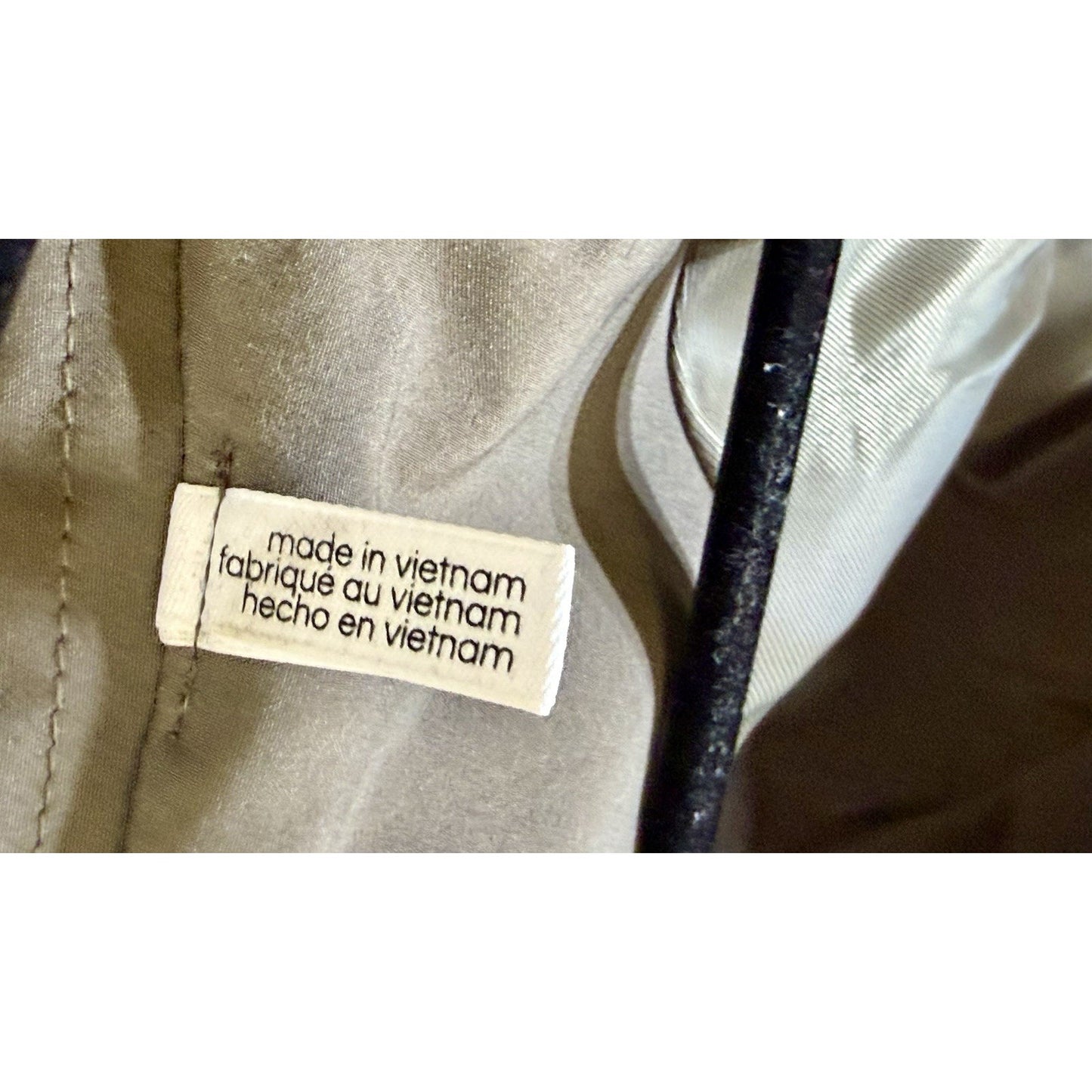 Calvin Klein Womens Trench Coat Removable Hood Size Large Color Twig (Worn Once)