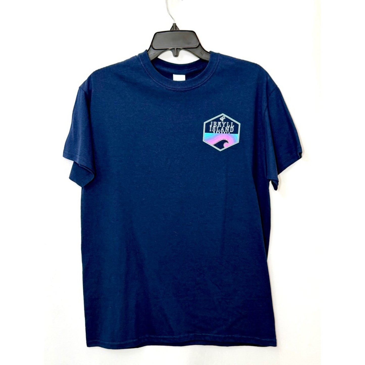 Jekyll Island Georgia Souvenir T-Shirt Mens Medium Navy Blue Graphic Tee