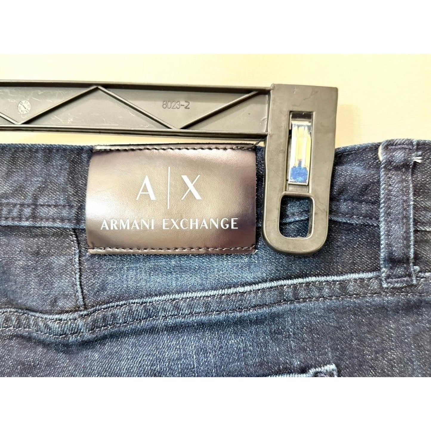 Armani Exchange J13 Slim Jeans Mens Size 34 Dark Wash Blue Denim