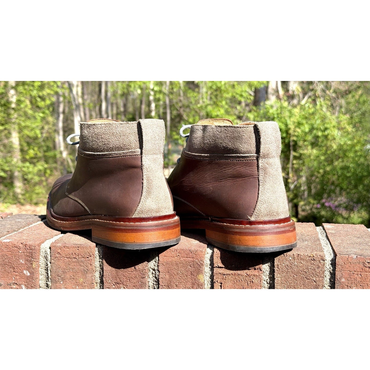 Cole Haan Williams Welt Leather Brown Men's 12M Ankle Chukka Boots - SEE PICS!!!