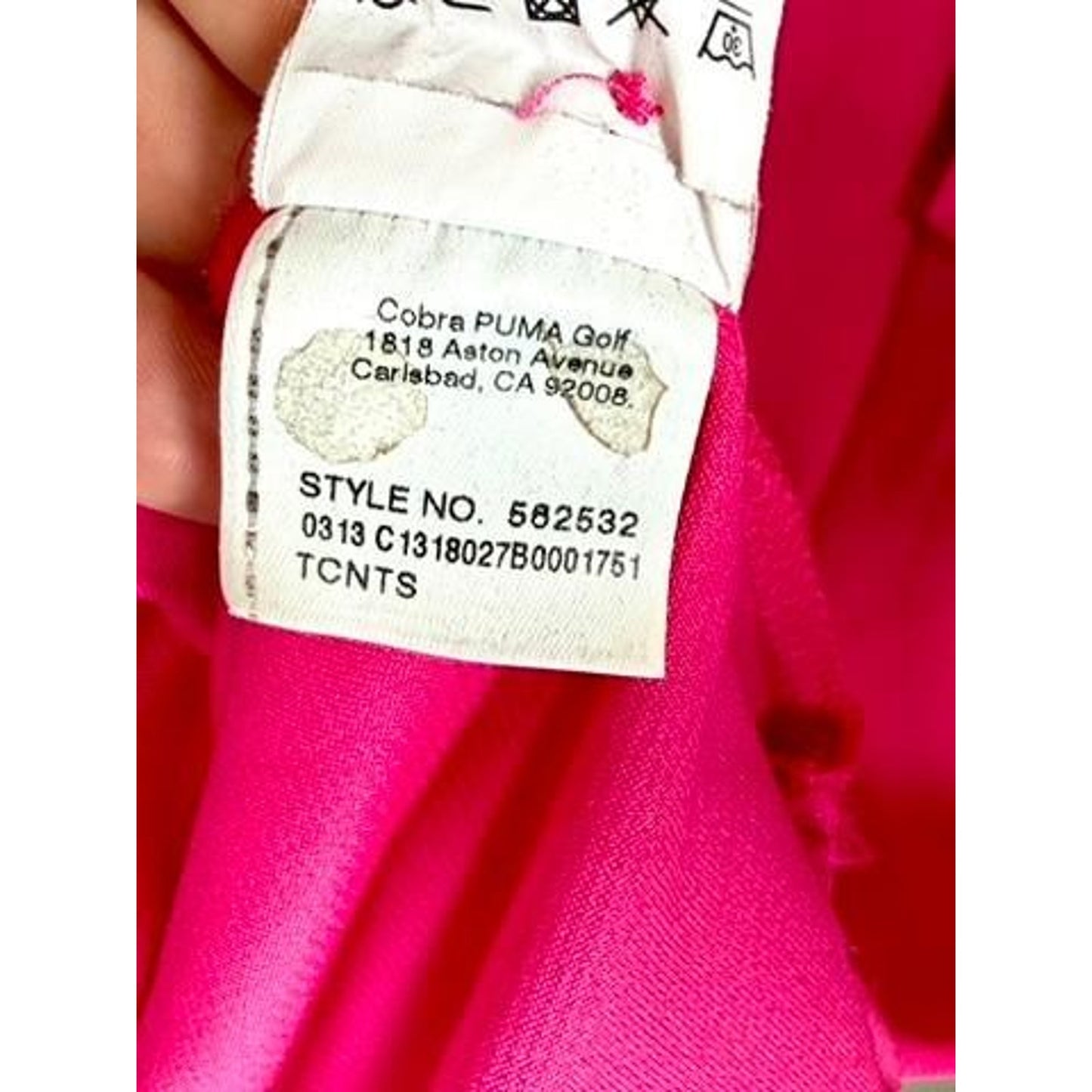 Puma Golf Shirt Mens XL Pink Dry Cell Polo The Peninsula Club Short Sleeve