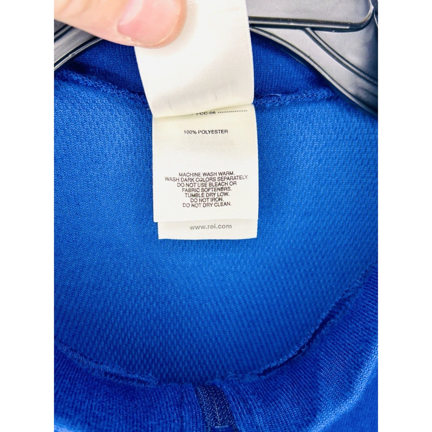 REI Co-op 1/4 Zip Pullover Sweatshirt Men's Large Blue Stretch Active Outdoor