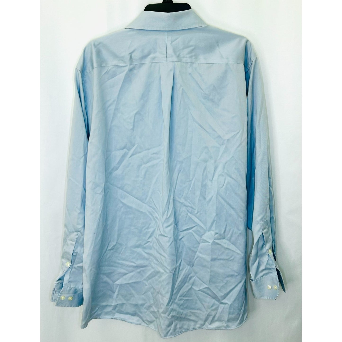 Michael Kors Blue Oxford Cotton Long-Sleeve Dress Shirt Men's 17 / 34-35