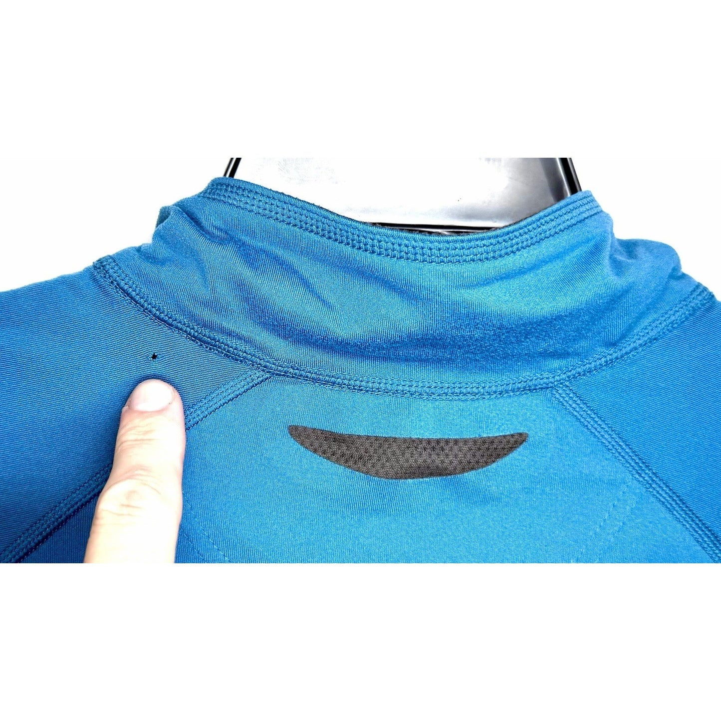 REI Portal Men’s Large Blue Pullover Half Zip Long Sleeve Hiking Outdoors Earbud