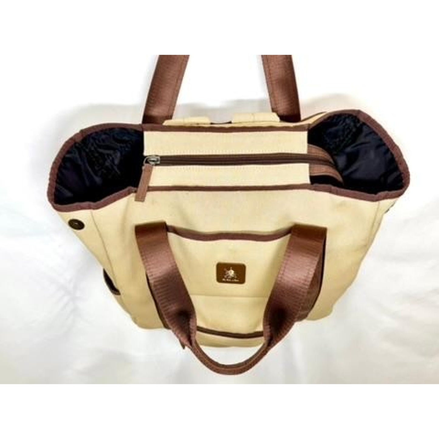Stitch Golf Vintage Tuxe Tote Backpack Mens Tan Brown Convertible Travel Bag