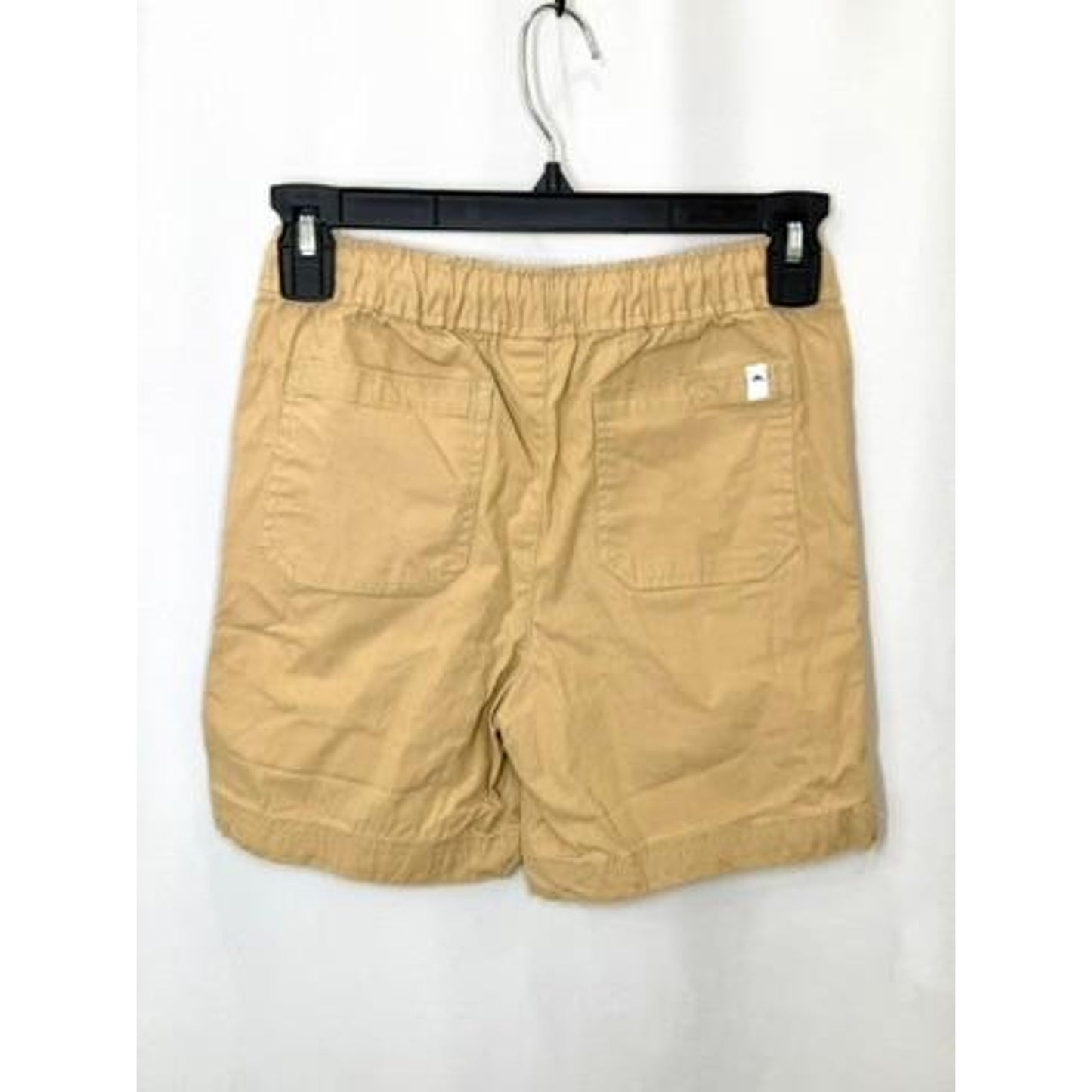 Tommy Bahama Boys Chino Shorts Size M 7-8 Beige Tan Elastic Waist Drawstring