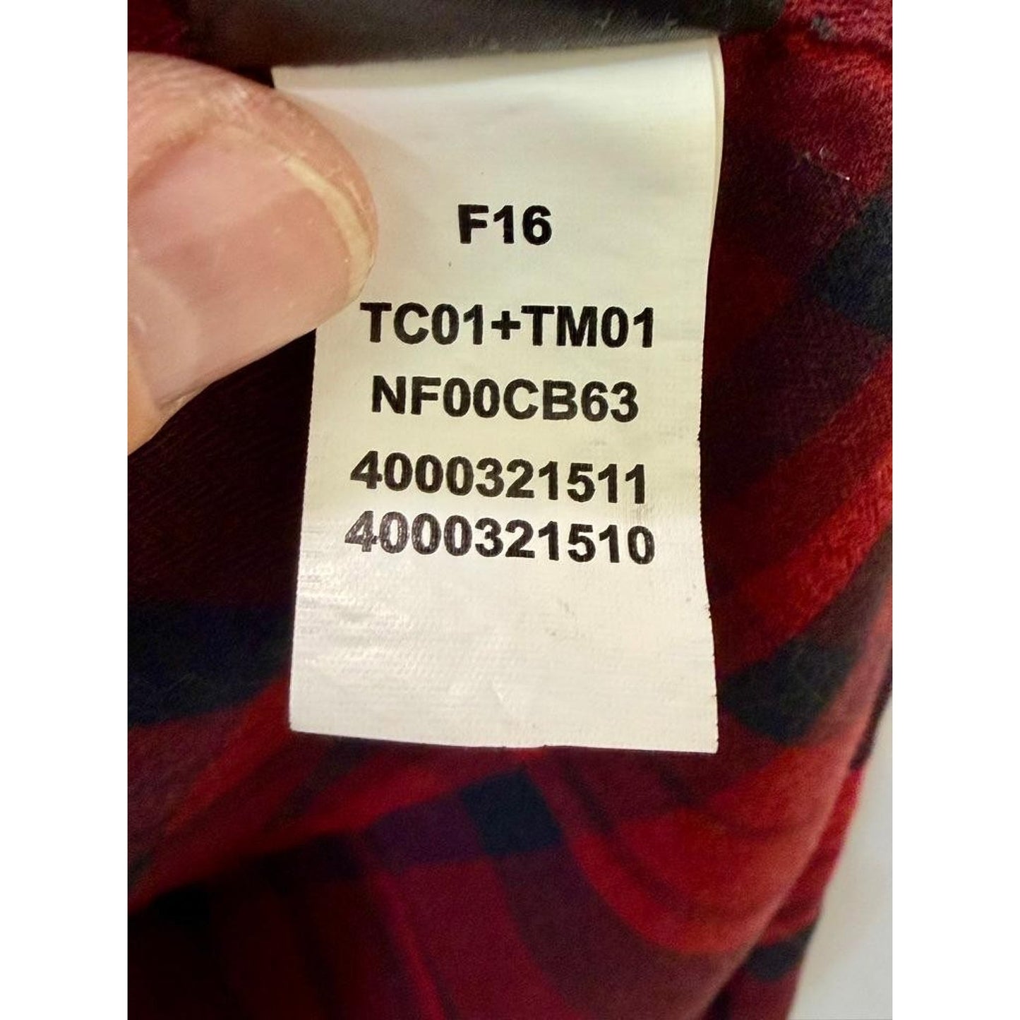The North Face Flannel Shirt Womens Large Red Black Plaid Roll Tab Sleeve Cotton