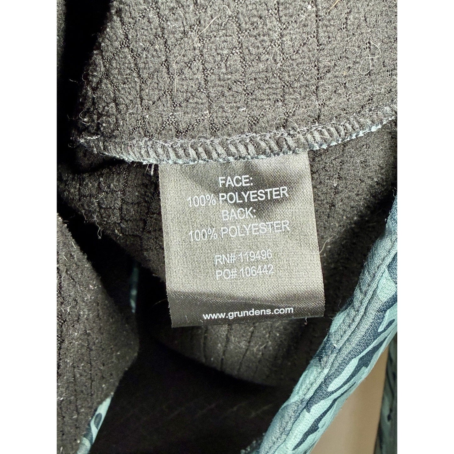 Grundéns Bulkhead Tech Fleece Jacket Mens Size XL Camo Hooded Fishing