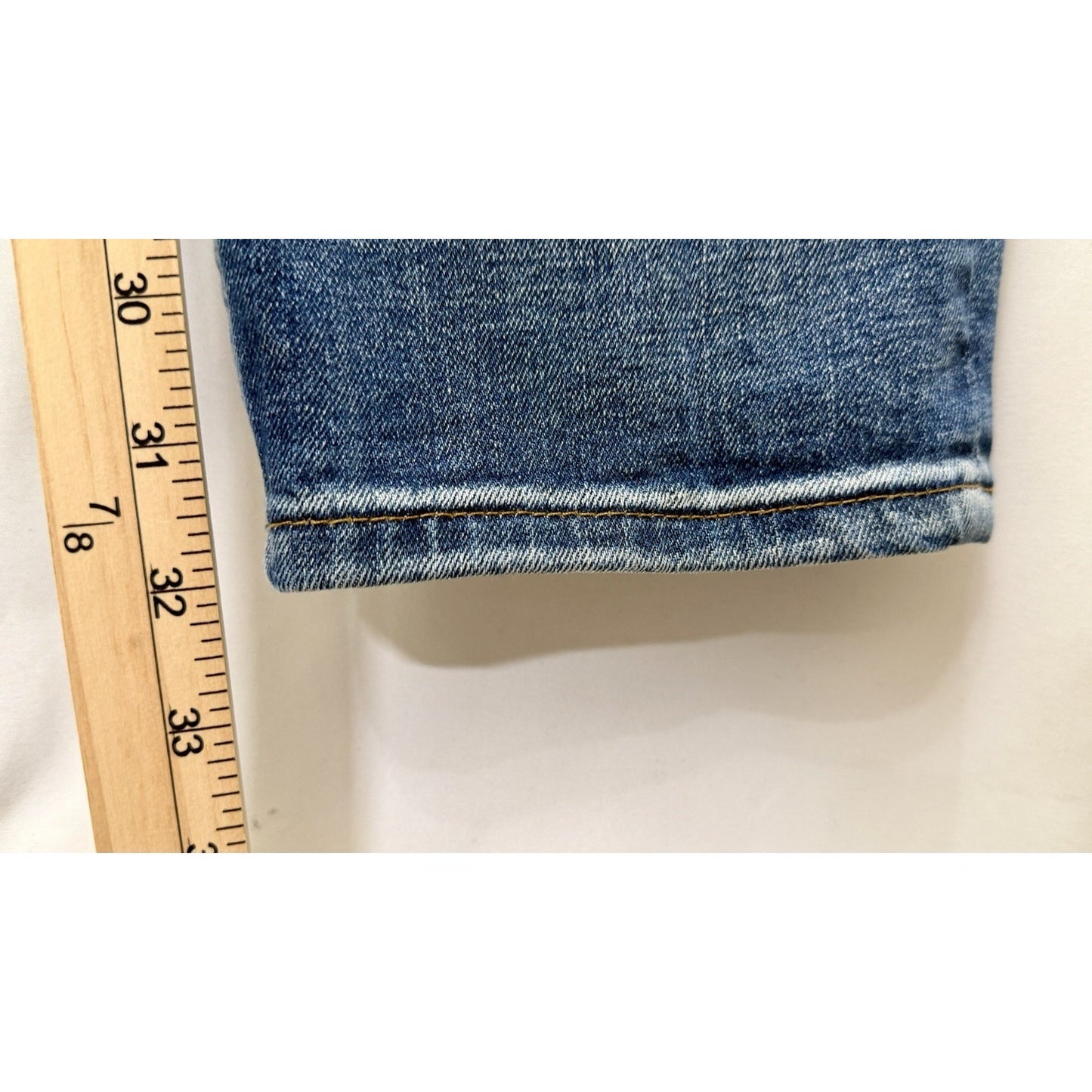 HUDSON SARTOR RELAXED SKINNY DISTRESSED DENIM JEANS / Men Sz 36x32 / Worn Once!