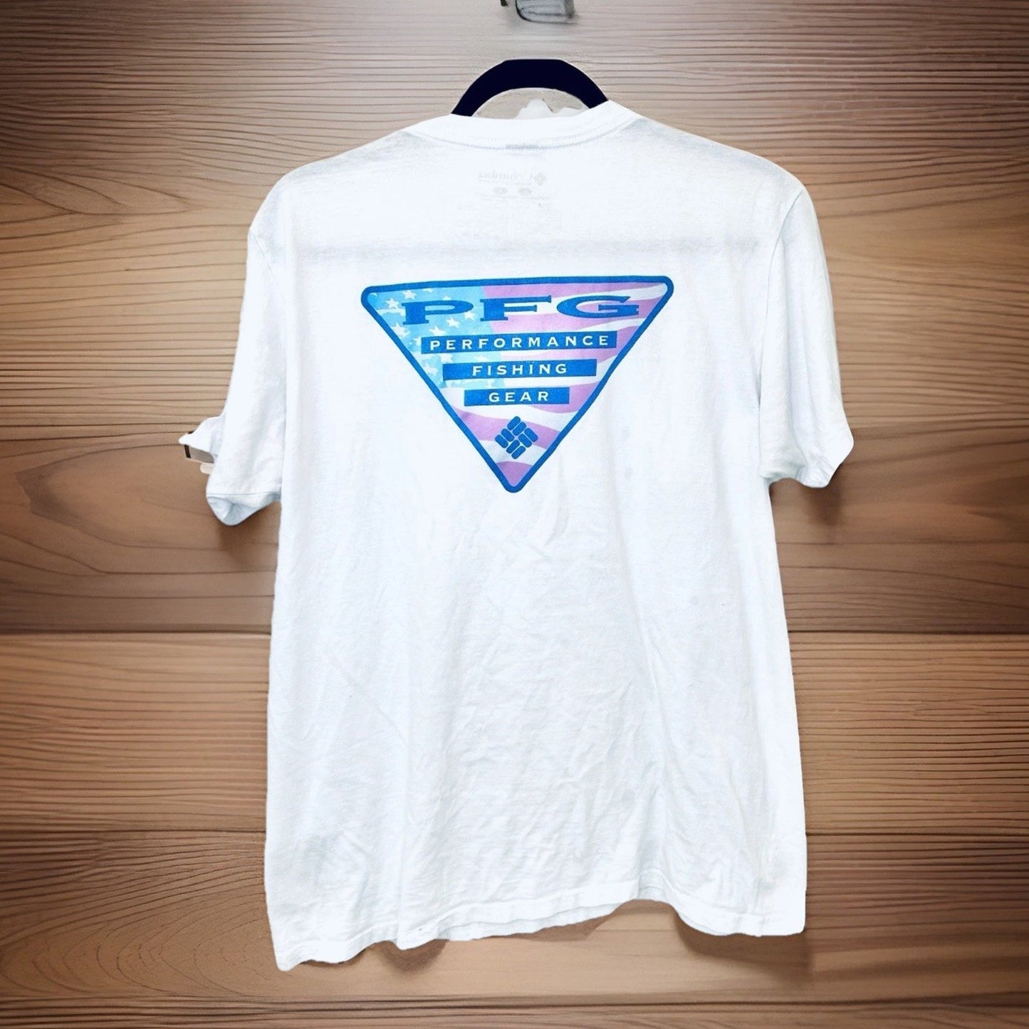 Columbia PFG Classic-Fit Triangle Logo Graphic T-Shirt Men’s Large