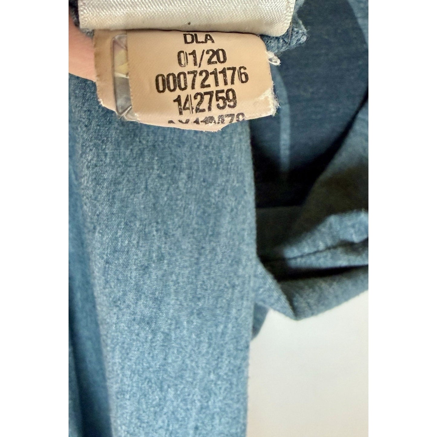 The North Face Mens Logo Heather Gray/Blue T Shirt Medium