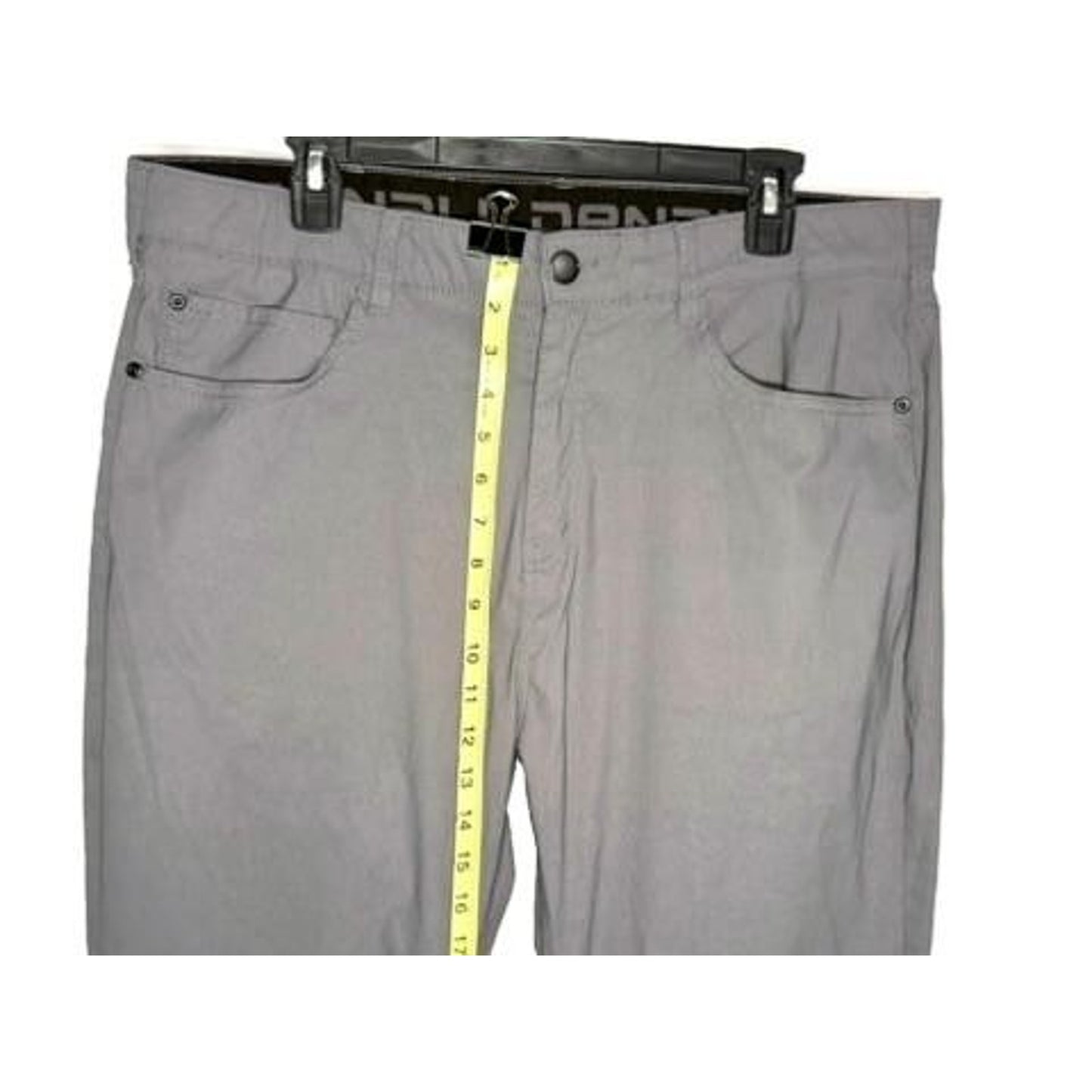Denali Mens Pants 36x32 Gray Nylon Spandex Stretch Hiking Outdoor Travel