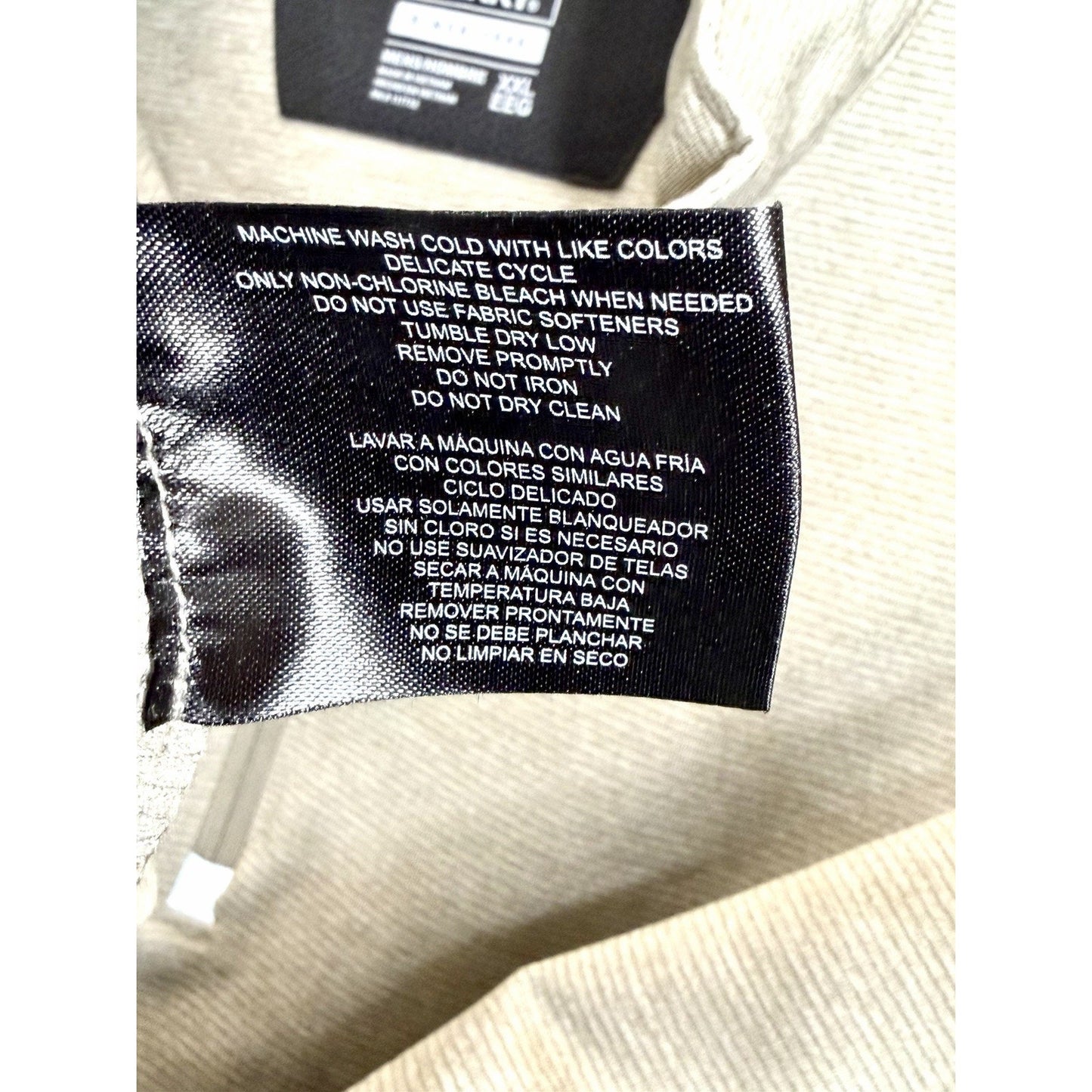 NWOT Gerry Men's Long Sleeve 1/4th Zip Tan Sz XXL